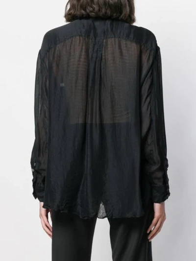 Shop Katharine Hamnett Alex Shirt In Black