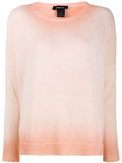 Shop Avant Toi Ombré Pattern Jumper In Pink