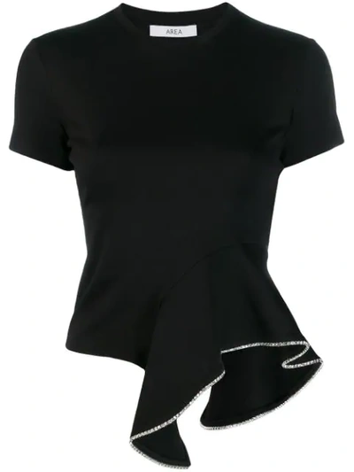 Shop Area Asymmetric Dimanté T In Black