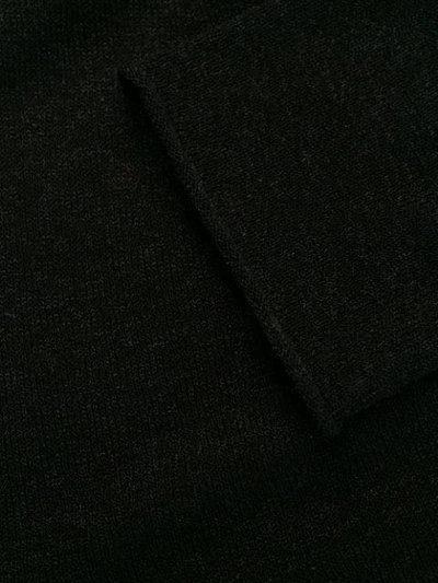 Shop Lemaire Roll Neck Sweatshirt In Black
