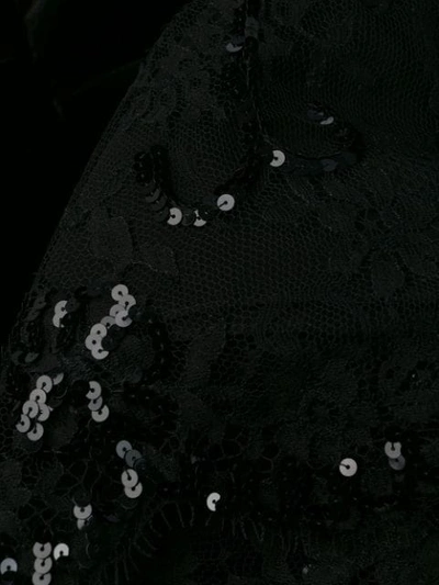 Shop Alessandra Rich Off-shoulder Mini Dress In Black