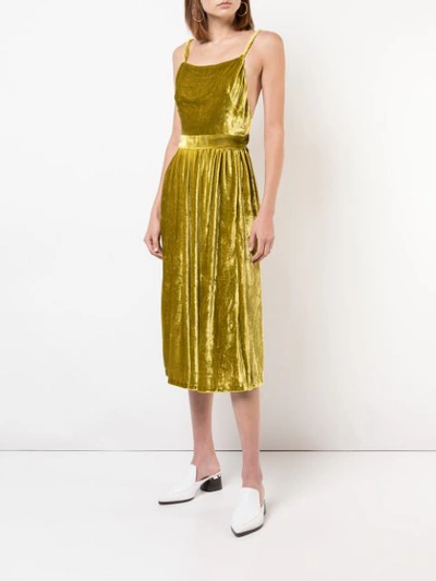 Shop Kamperett Romy Dress In Green