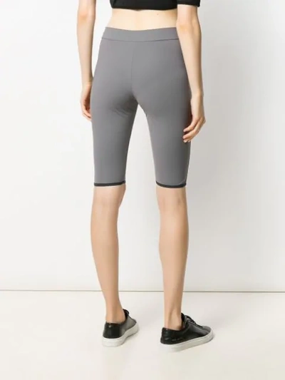 Shop A-cold-wall* Stretch-jersey Biker Shorts In Grey