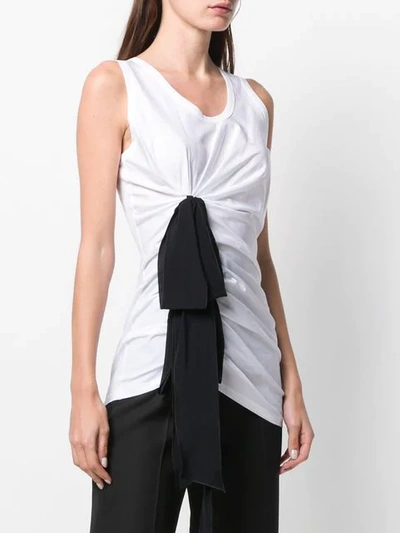 Shop N°21 Ruched Detail Top In White