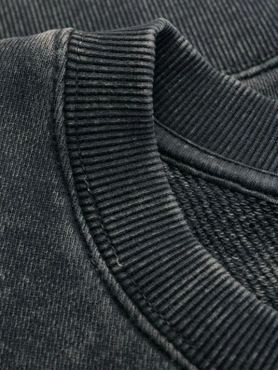Shop Stella Mccartney Logo Detail Sweatshirt In Grey