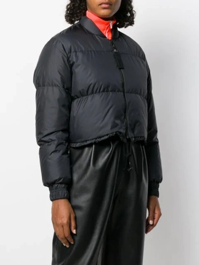 Shop Bacon Bubble Feather Down Jacket In Black