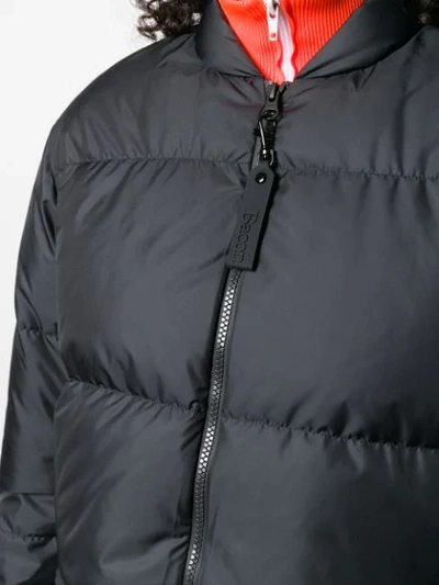 Shop Bacon Bubble Feather Down Jacket In Black