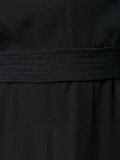 Shop Stella Mccartney Handkerchief Hem Midi Dress In Black