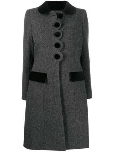 Shop Marc Jacobs The Sunday Best Coat In Grey