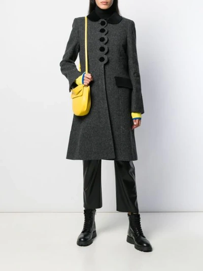 Shop Marc Jacobs The Sunday Best Coat In Grey