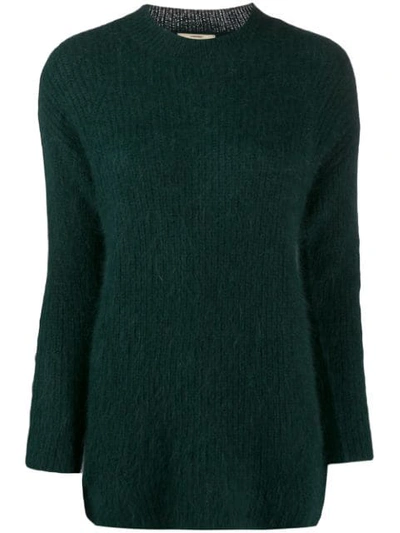 Shop Bellerose Funnel Neck Sweater In Green
