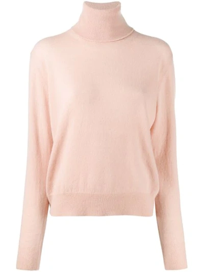 Shop Laneus Turtle Neck Sweater In Pink