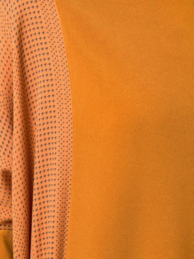 Shop Anteprima Rayon Print Jumper In Orange
