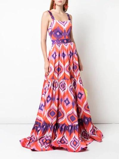 Shop Alexis Jourdan Dress In Multicolour