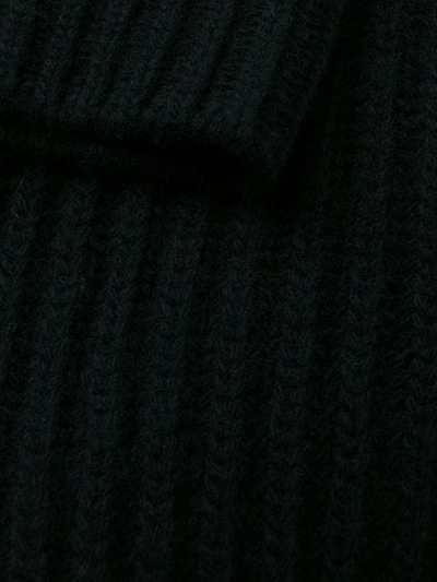 Shop Haider Ackermann Oversized Zip Up Cardigan In 999 Black