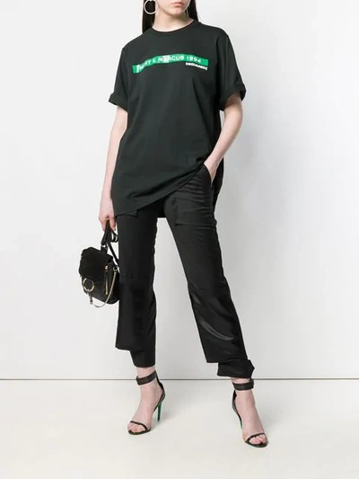 Shop Dsquared2 Oversized T In Black