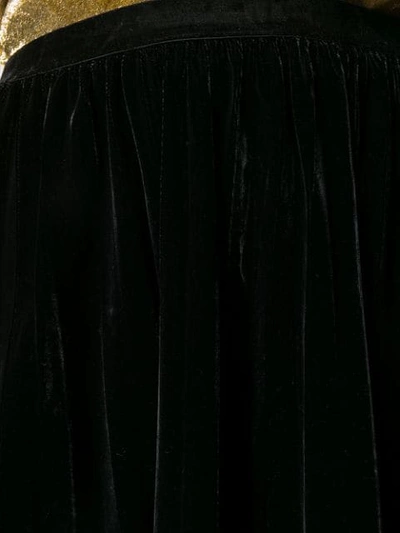 Shop Mes Demoiselles High-waist Flared Mini Skirt In Black