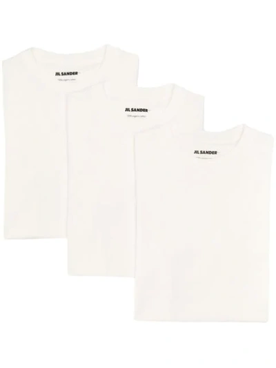 JIL SANDER SLIM FIT T-SHIRT - 白色