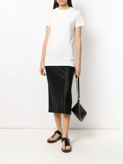 JIL SANDER SLIM FIT T-SHIRT - 白色