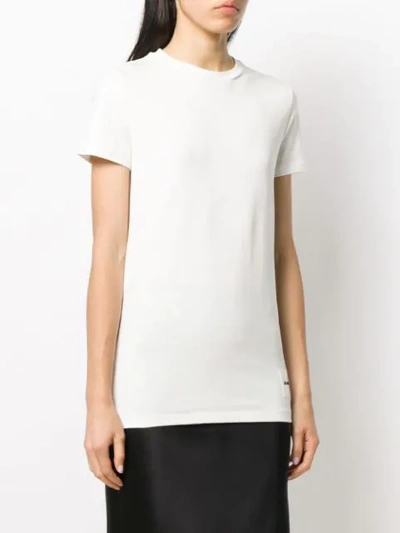 JIL SANDER SLIM FIT T-SHIRT - 白色