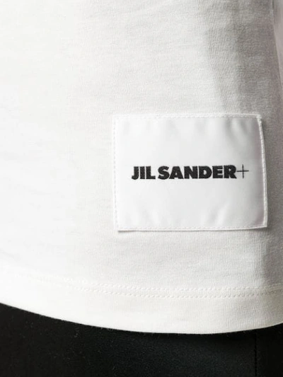 JIL SANDER SLIM FIT T-SHIRT - 白色