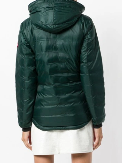 Shop Canada Goose Hooded Puffer Jacket - Green