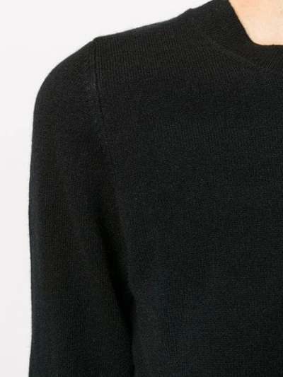 Allude Fine Knit Jumper In Black