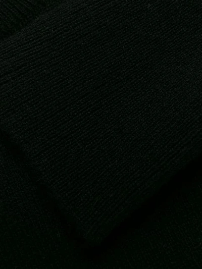 Shop Allude Fine Knit Jumper In Black
