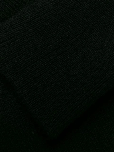 Allude Fine Knit Jumper In Black