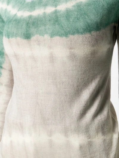 Shop Missoni Tie-dye Knit Jumper In Neutrals