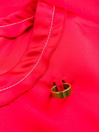 Shop Marni Piercing Detail Knee-length Dress In 00r66 Red