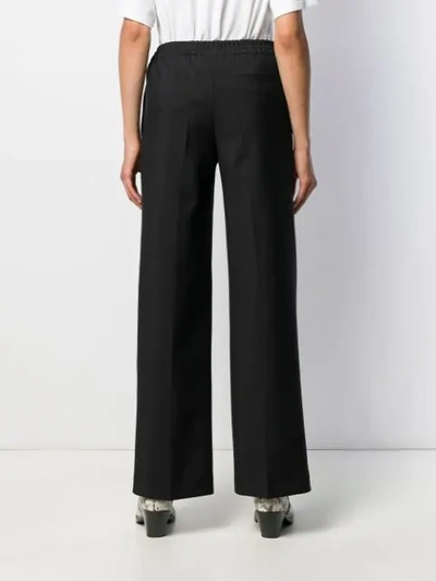 Shop Acne Studios Straight-leg Trousers In Black