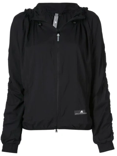Shop Adidas By Stella Mccartney Leichte Sportjacke In Black