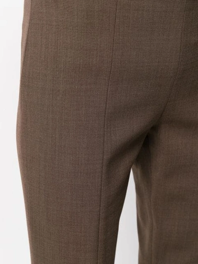 Shop The Row Skinny Fit Trousers In Brown