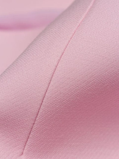 Shop Versace Contrast Trim Skirt In Pink