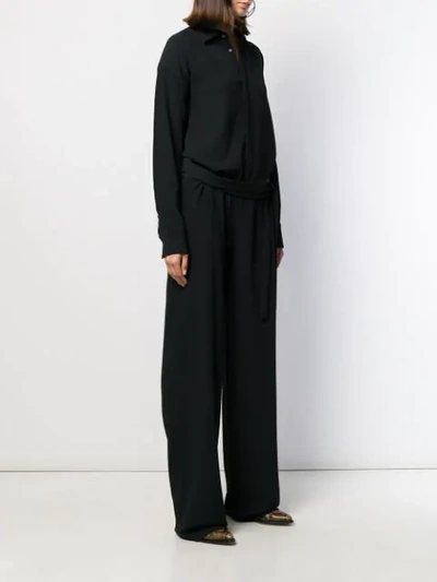 DSQUARED2 TAILORED BELTED JUMPSUIT - 黑色