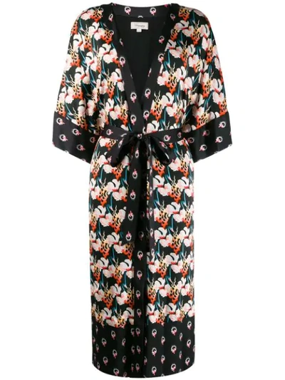 Shop Temperley London Dragonfly Kimono In Black