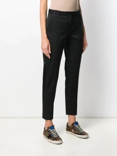 Shop Styland Slim Fit Trousers In Black