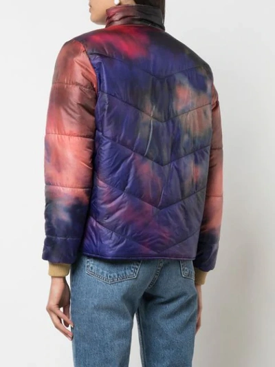 Shop Mother Reversible Puffer Jacket In Multicolour