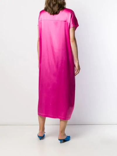 Shop Balenciaga Sleeveless Judo Dress In Pink