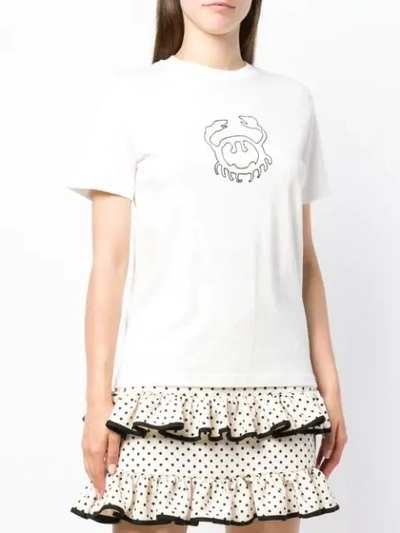 Shop Alexa Chung Love Me T-shirt In White
