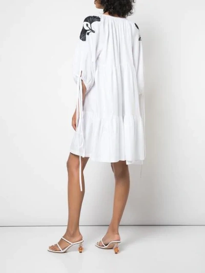 Shop Cynthia Rowley 'penelope' Kleid Mit Stickerei In White