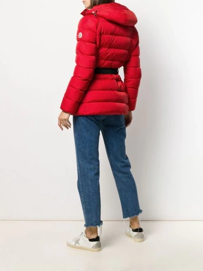 Shop Moncler Clion Puffer Jacket In Red