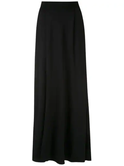 Shop Alcaçuz Martina Long Skirt In Black