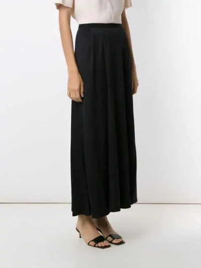 Shop Alcaçuz Martina Long Skirt In Black
