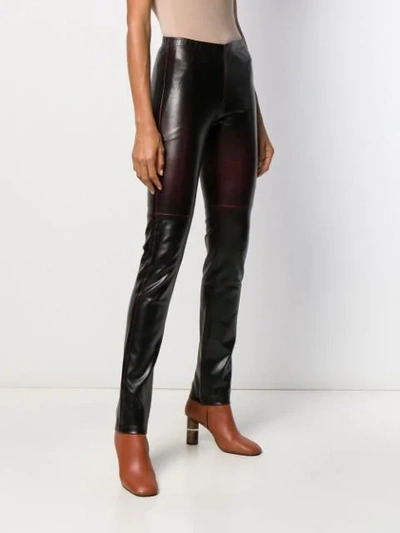 Shop Mes Demoiselles Skinny Trousers In Black