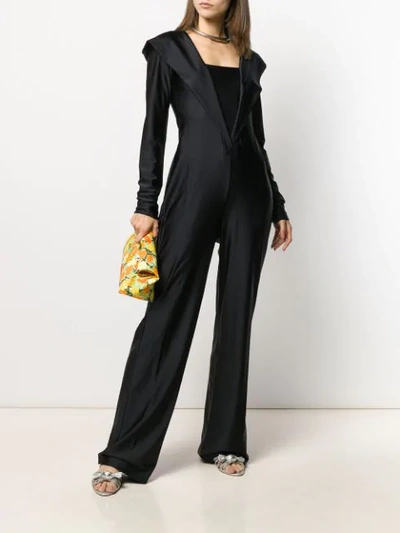 Shop Saks Potts Hooded Jumpsuit In Black