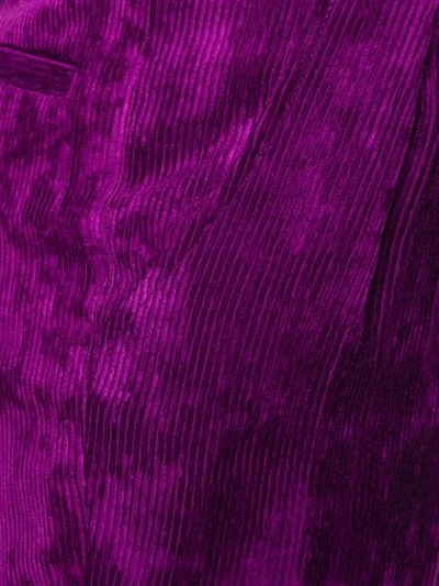 ISABEL MARANT CORDUROY FANY TROUSERS - 紫色