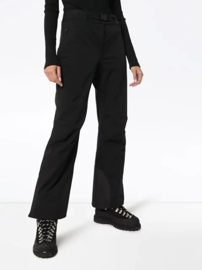 Shop Moncler Layered Ski Trousers In 999 Black