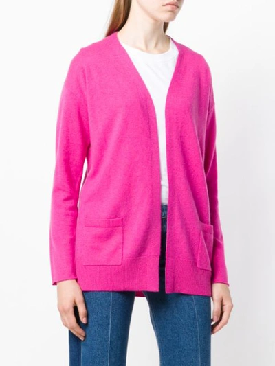 Shop Allude Knitted Cardigan - Pink